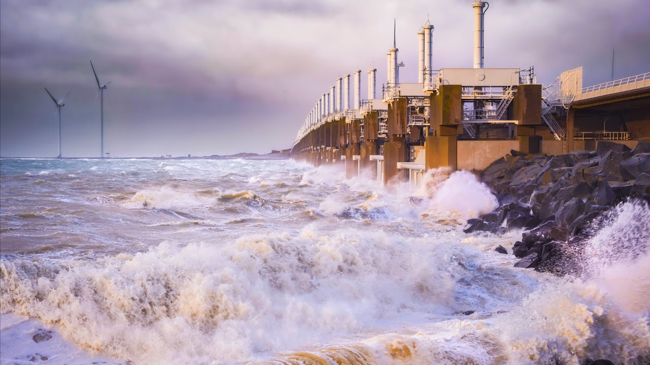 Storm raast over Oosterscheldekering! (23/10/2025)