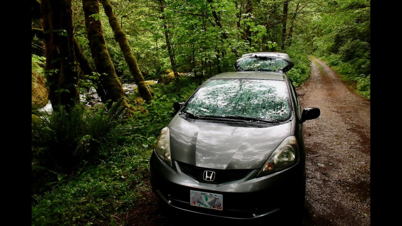 FitLife pt 4: We moved to OREGON! Testing our bed platform in the rain.