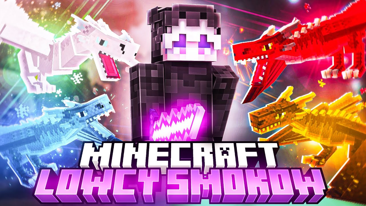 PRZEŻYŁEM 100 GODZIN jako ŁOWCA SMOK&Oacute;W w MINECRAFT!