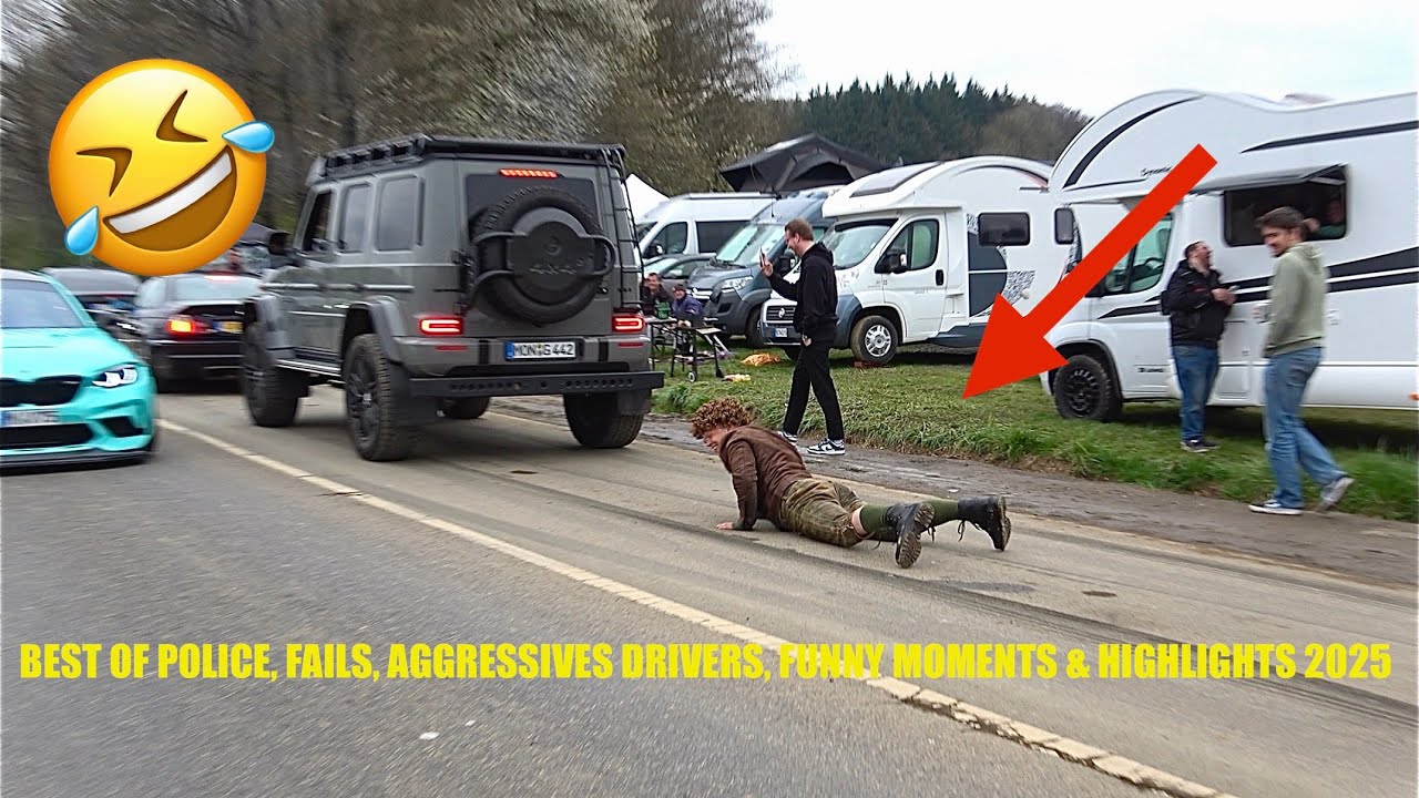 NÜRBURGRING BEST OF POLICE, FAILS, BAD DRIVERS, AGGRESSIVES DRIVERS, POWERSLIDES & HIGHLIGHTS 2025