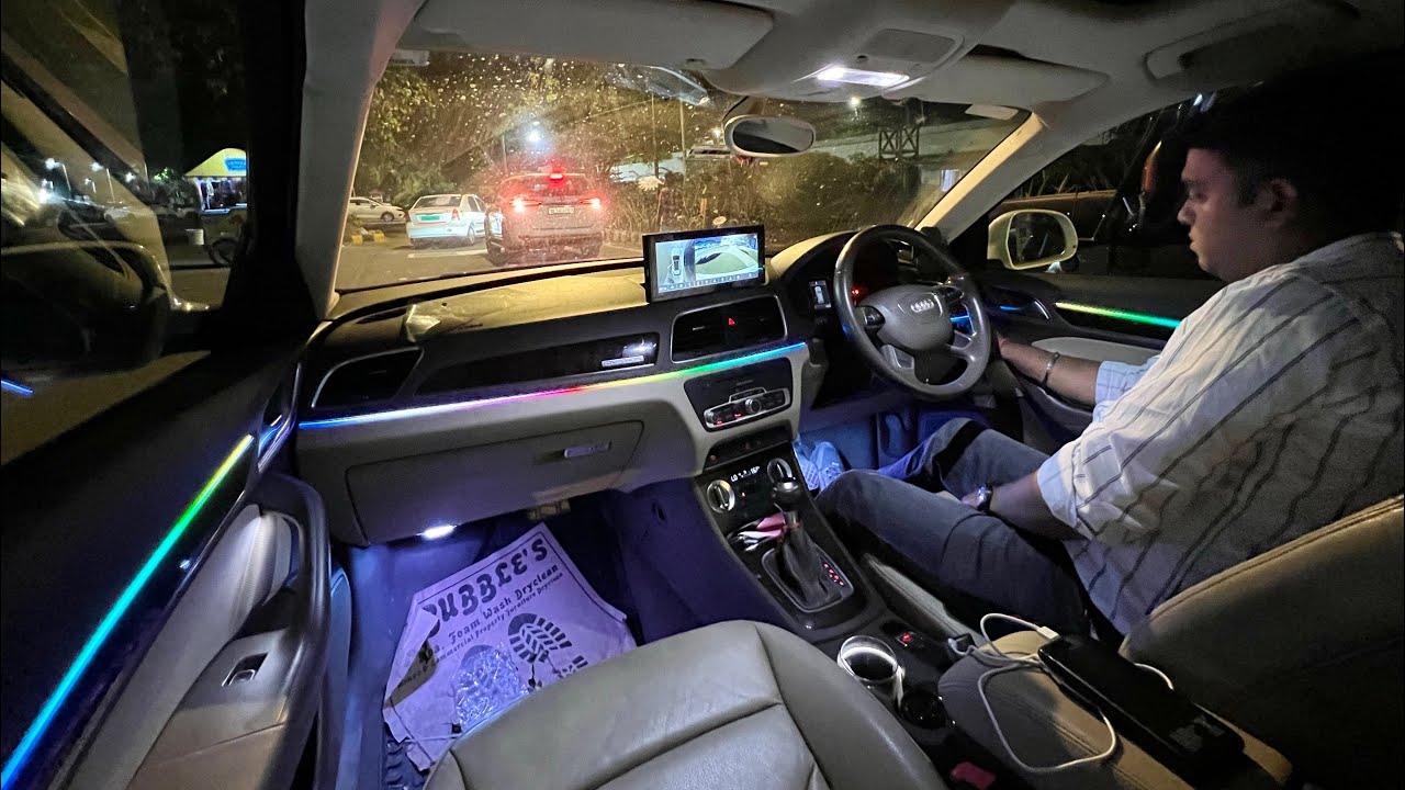 Old Audi Q3 Modification | OEM Type Android Stereo | Plug & Play 360 Degree Camera | Ambient Light