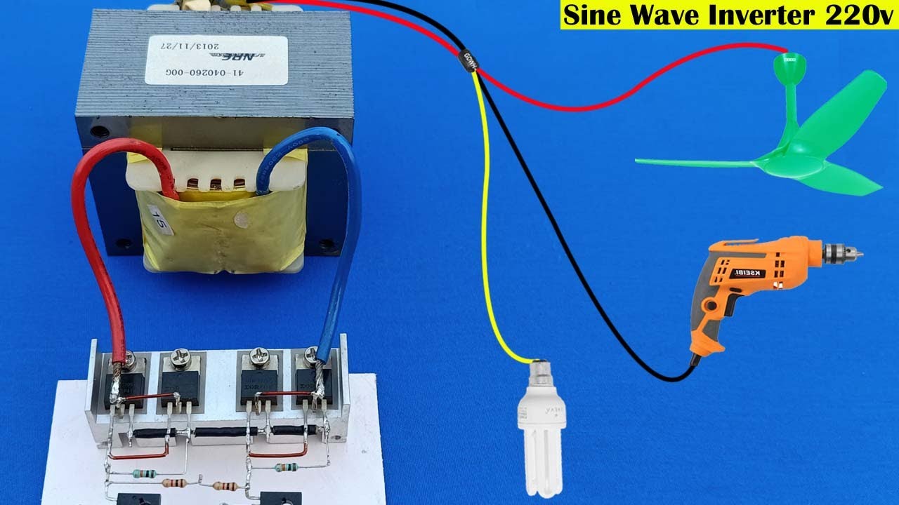 Sine Wave Inverter //  How to Make 220v Sine Wave Inverter