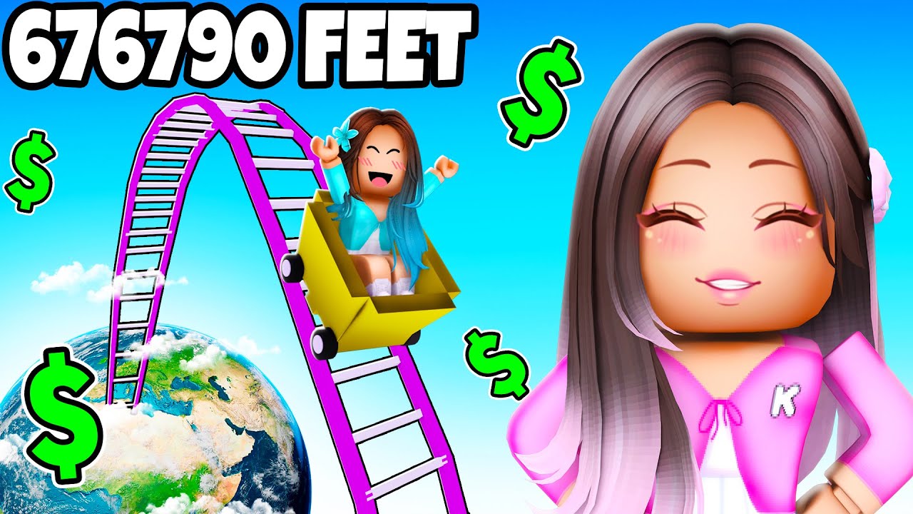 Making TRILLIONS with an INSANE ROLLER COASTER in Roblox!