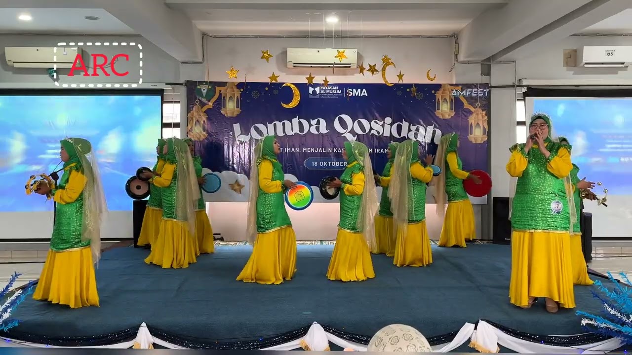 J1.ARRIDHO SALAMIM BAID & MAGADHIR FESTIVAL QASIDAH REBANA MILAD YAYASAN AL MUSLIM TAMBUN SELATAN 