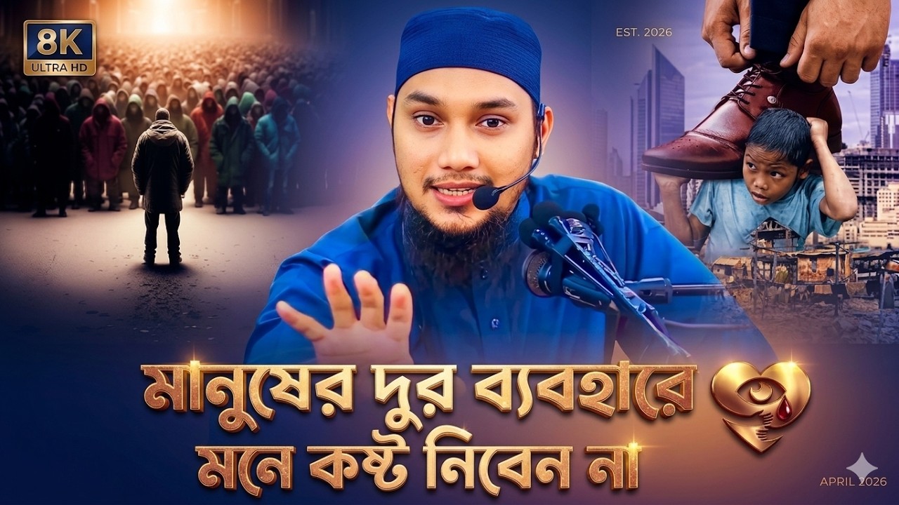 মানুষের দূর ব্যবহারে কষ্ট পাবেন না |আবু ত্বহা মুহাম্মদ আদনান | abu toha adnan new waz 2025