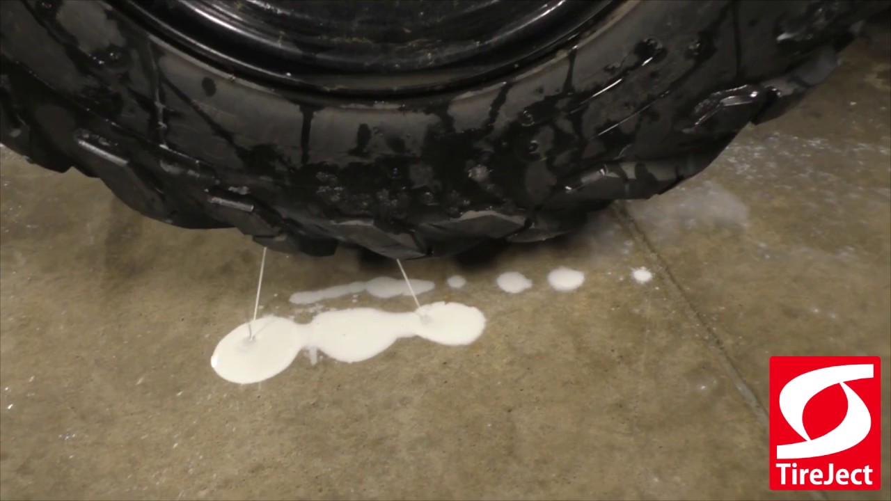 Sealing stubborn punctures and leaks with TireJect