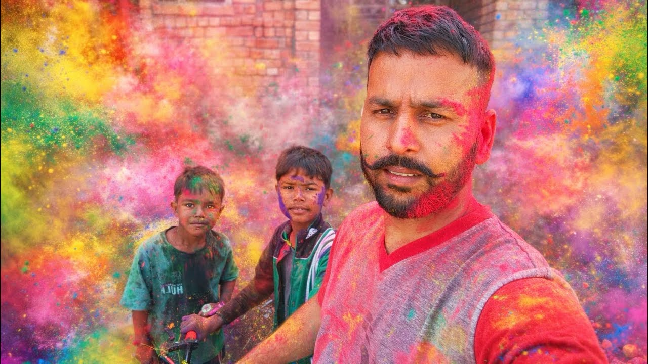 गांव में देसी होली 2026 🎨 | Desi Holi Celebration | Village Holi Vlog