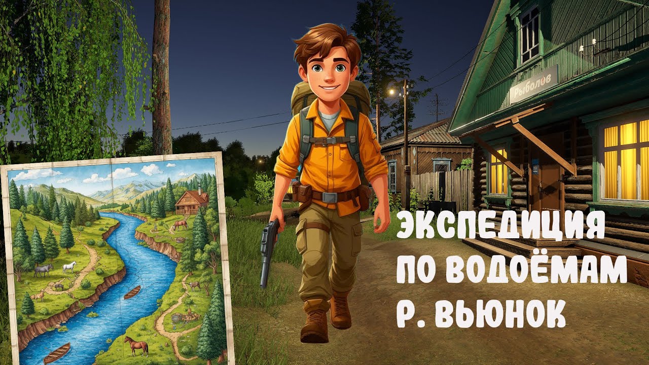 РР4! Что и где клюёт РЕКА ВЬЮНОК! Русская Рыбалка 4