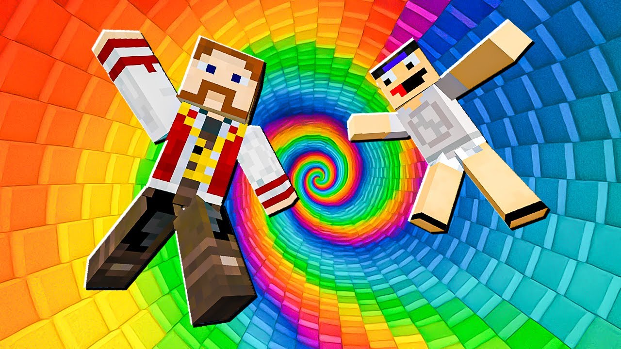 Joguei SUPER QUEDA com o LUIZ no MINECRAFT depois de 10 ANOS - The Dropper