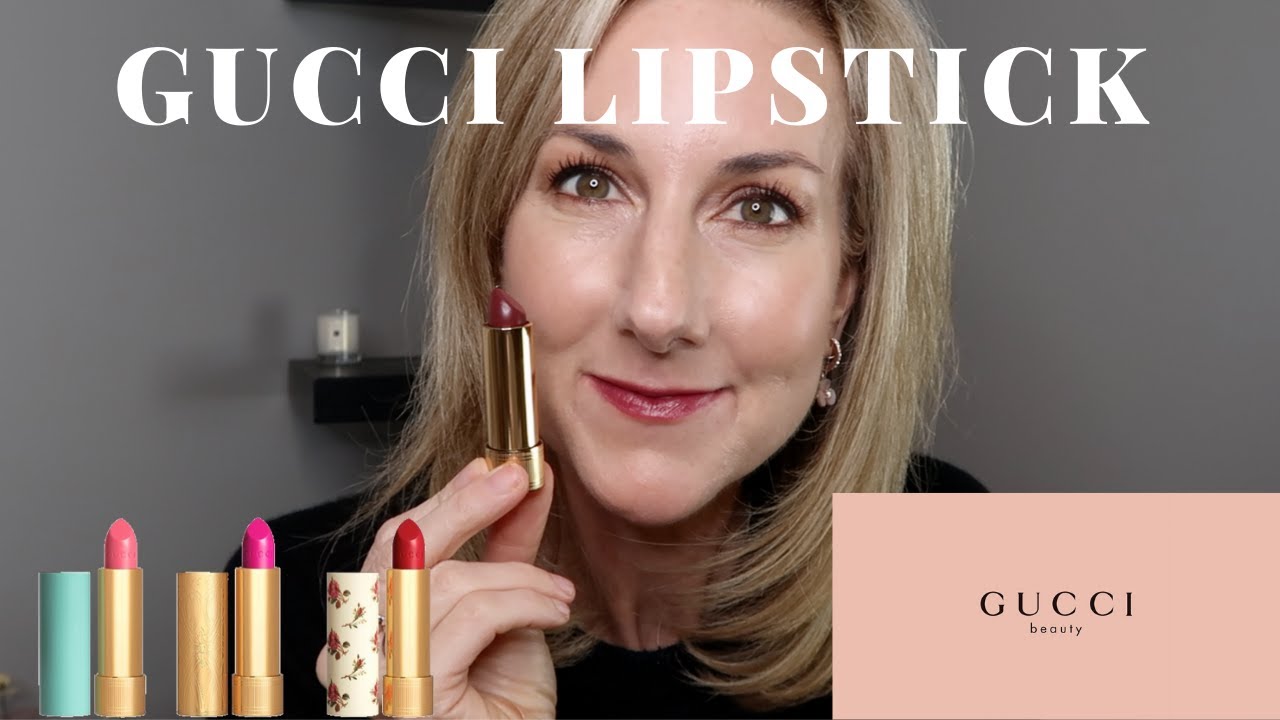 NEW GUCCI BEAUTY LIPSTICKS | LAWLESS LITTLE ONE NEUTRAL EYE  | GUCCI BEAUTY BOLD LIP