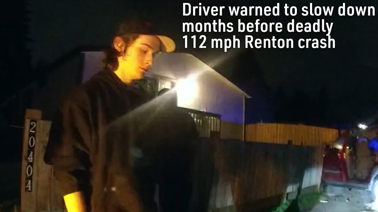 'Dude was hauling': Driver warned to slow down months before deadly 112 mph Renton crash
