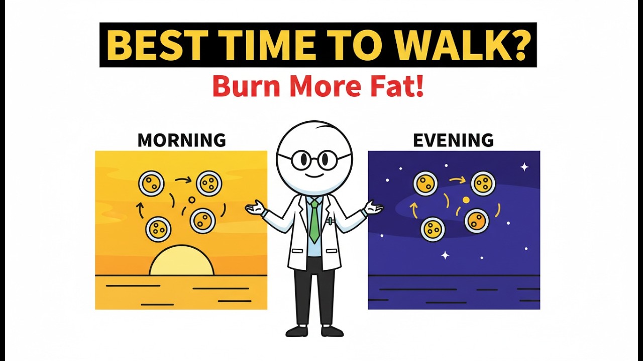 Best Time to Walk for Fat Loss? Morning vs Evening Walking (Science Explained)