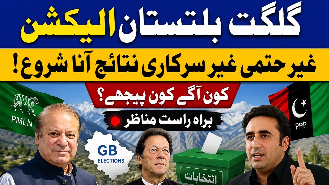 🔴 LIVE: Gilgit-Baltistan Election Results | Which Party is Leading? | Latest Update | Capital TV