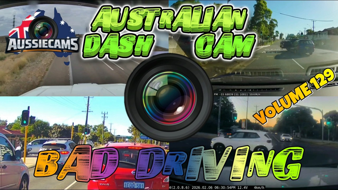 Aussiecams - AUSTRALIAN DASH CAM BAD DRIVING volume 129