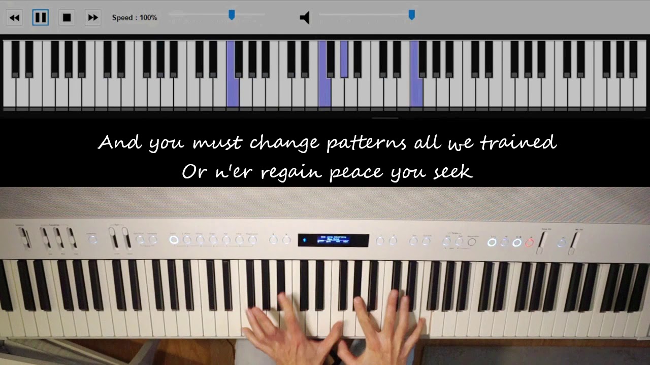 How To Play: Alice In Chains - Shame In You (piano arrangement)