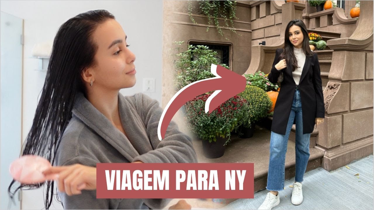 Arrume-se Comigo: Voo para Nova York! (Mala, Aeroporto, Compras, +) | Stephanie Garcia