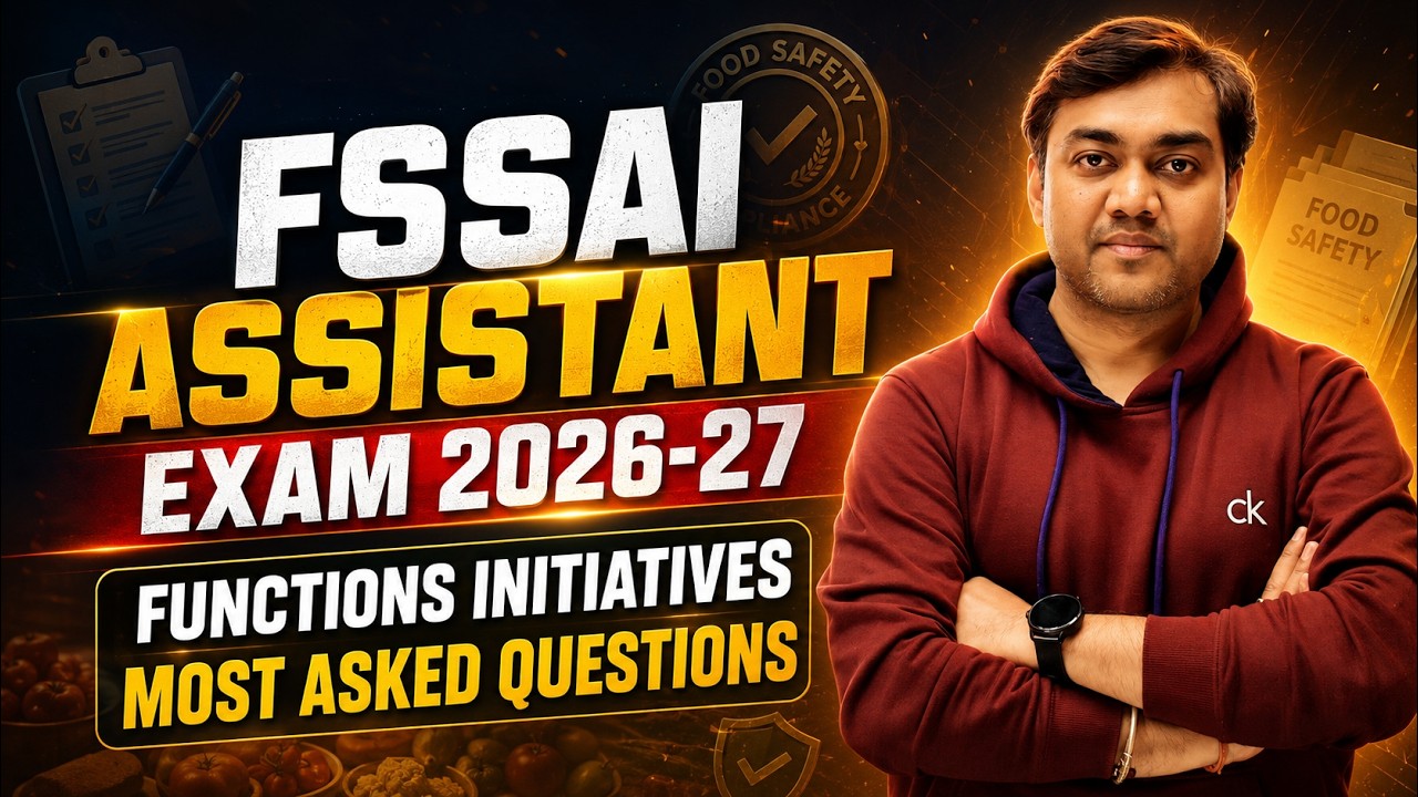 FSSAI ROLE FUNCTIONS AND INITIATIVES MUST-DO 150 QUESTIONS COMPILATION || Nishant eAcademy