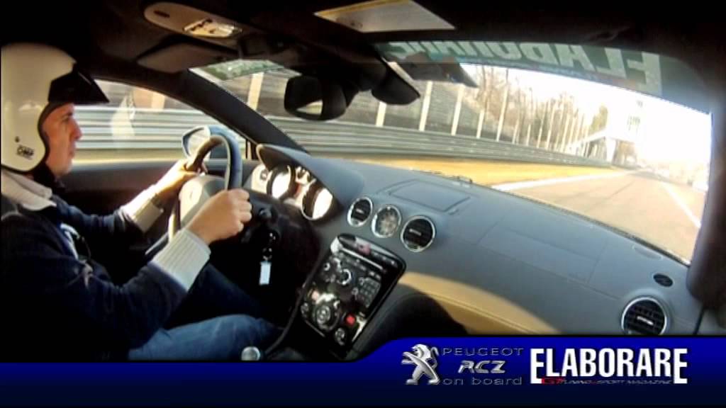 Peugeot RCZ 1.6 200 cv pista Monza - on board camera
