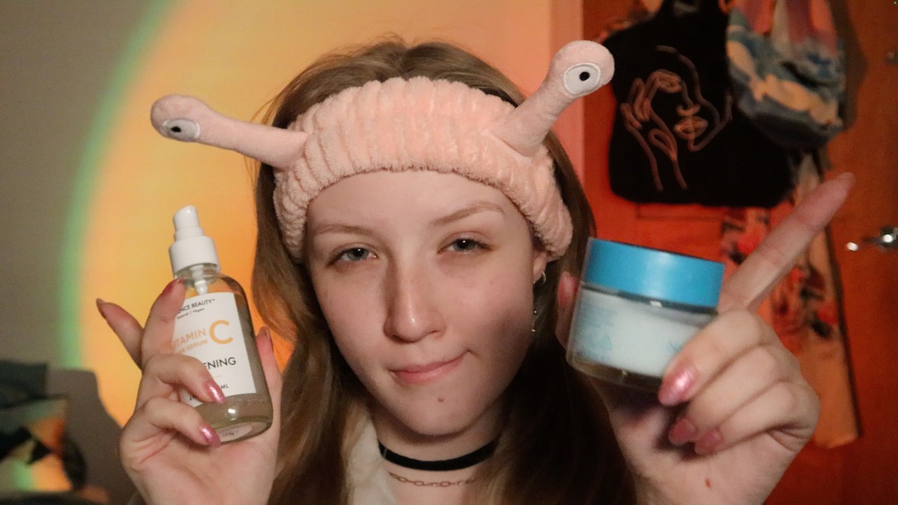 [ASMR] Friend does your skincare before bed 🫧🧖‍♀️~ soft spoken, layered sounds