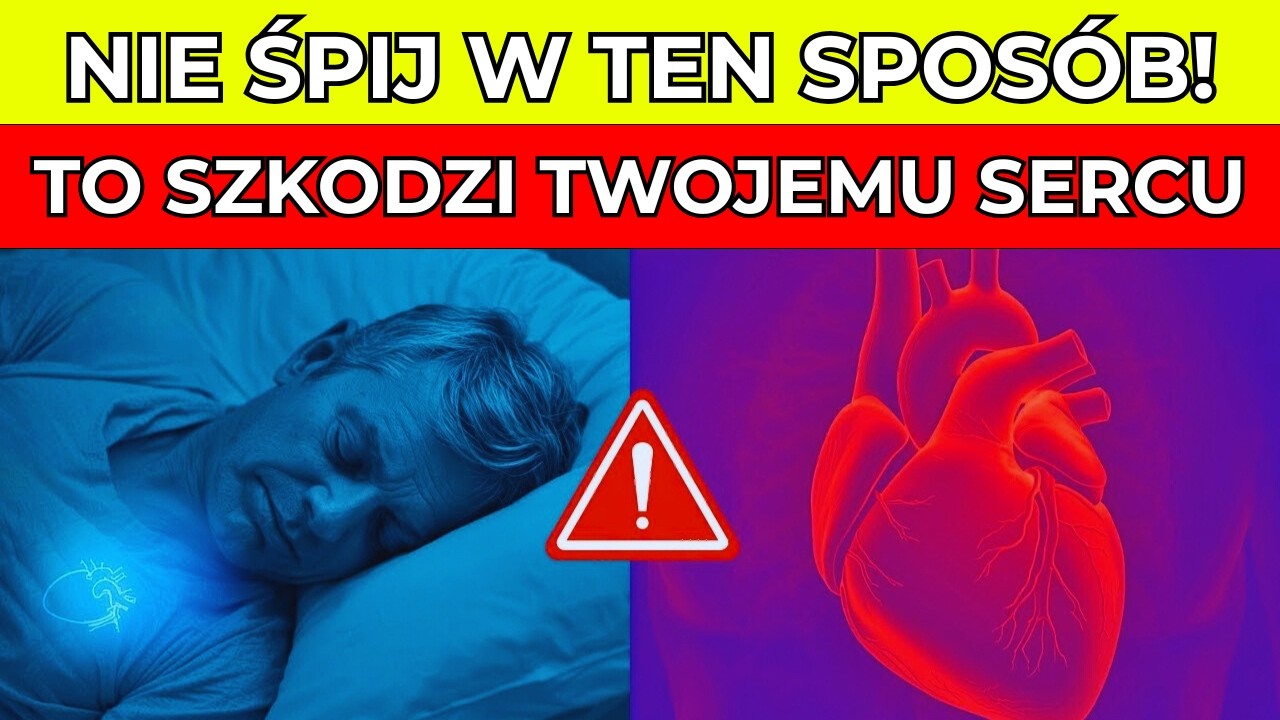 Najlepsza pozycja do spania, aby obniżyć ciśnienie krwi