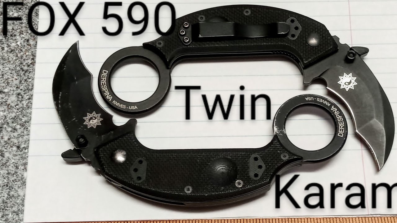 FOX Derespina FX590 Folding Karambit; Review and my Mod + story