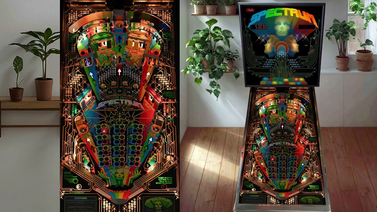 Spectrum (Bally 1981) by VPW: Visual Pinball X (VPX)