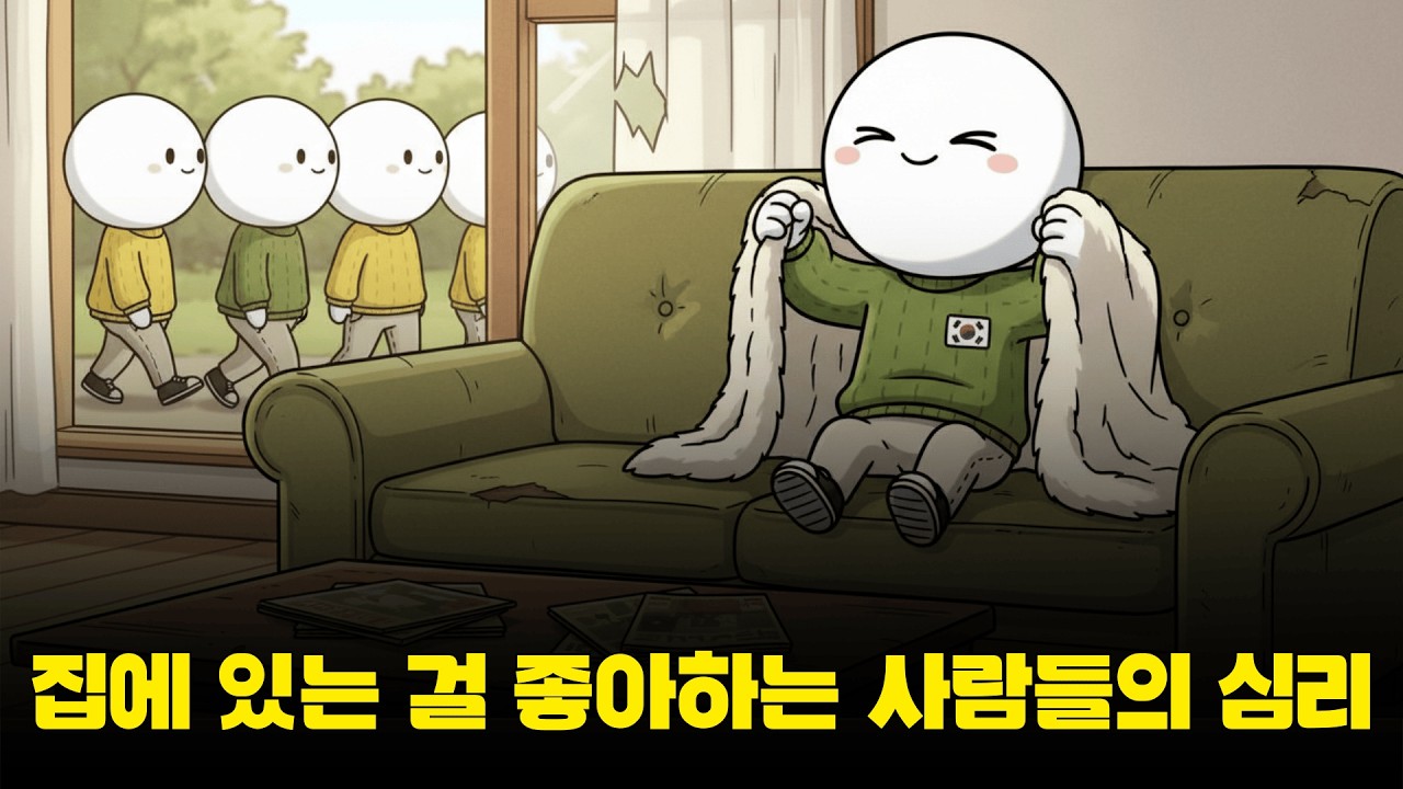 집에 있는 걸 좋아하는 사람들의 심리, 게으름이 아니라 '생존 전략'인 과학적 근거