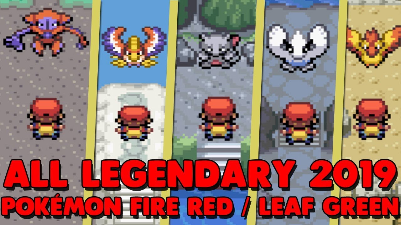 Como capturar Todos os Pokémon Lendários Pokémon FireRed/LeafGreen 2023