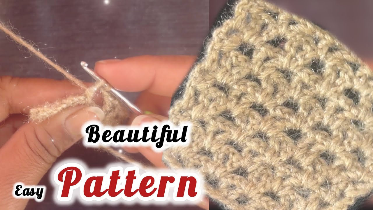 Beautiful Easy crochet 🧶 pattern design 💐 #crochet 
