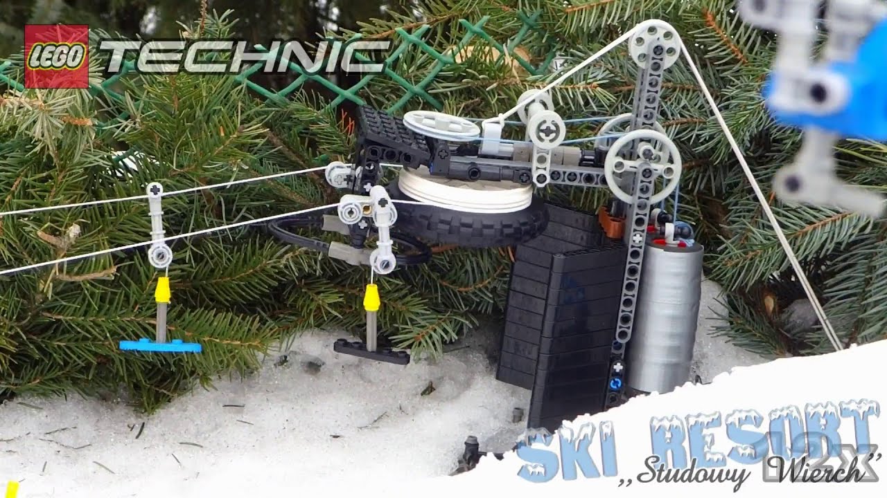 LEGO SKI RESORT : T-Bar SkiLift