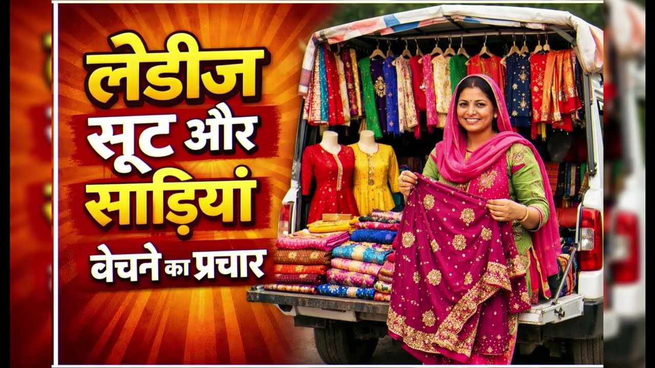 [ हिंदी ] 👗 कपड़ा बेचने की रिकॉर्डिंग | Suit Aur Saree Prachar Audio 2026 I सूट बेचने की रिकॉर्डिंग