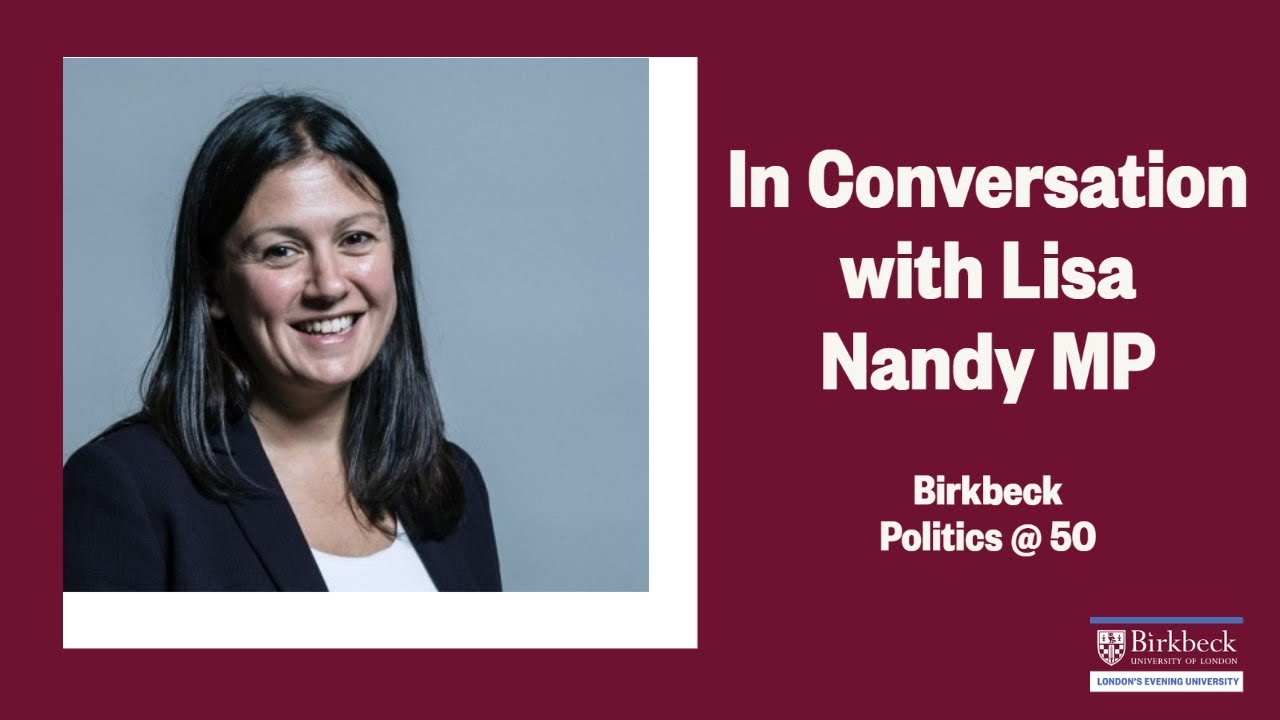 Lisa Nandy in conversation as part of the Politics department's 50th anniversary celebrations