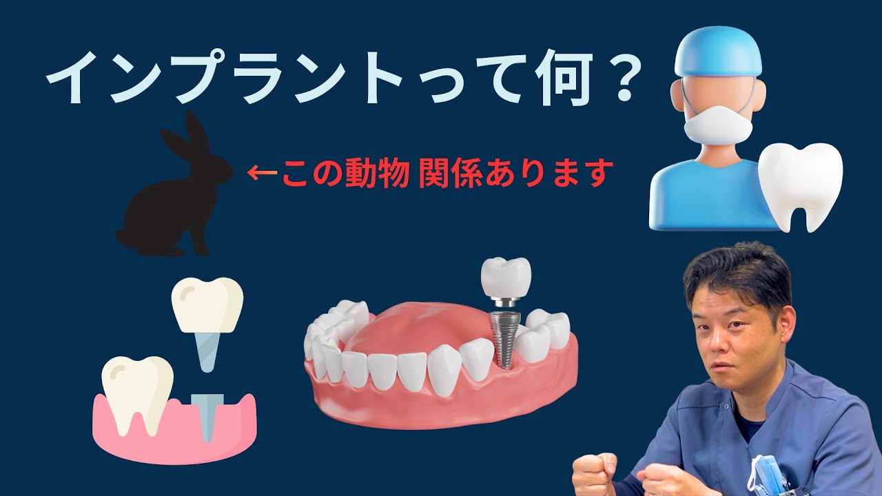 インプラントって何？うさぎの実験による歴史から解説！