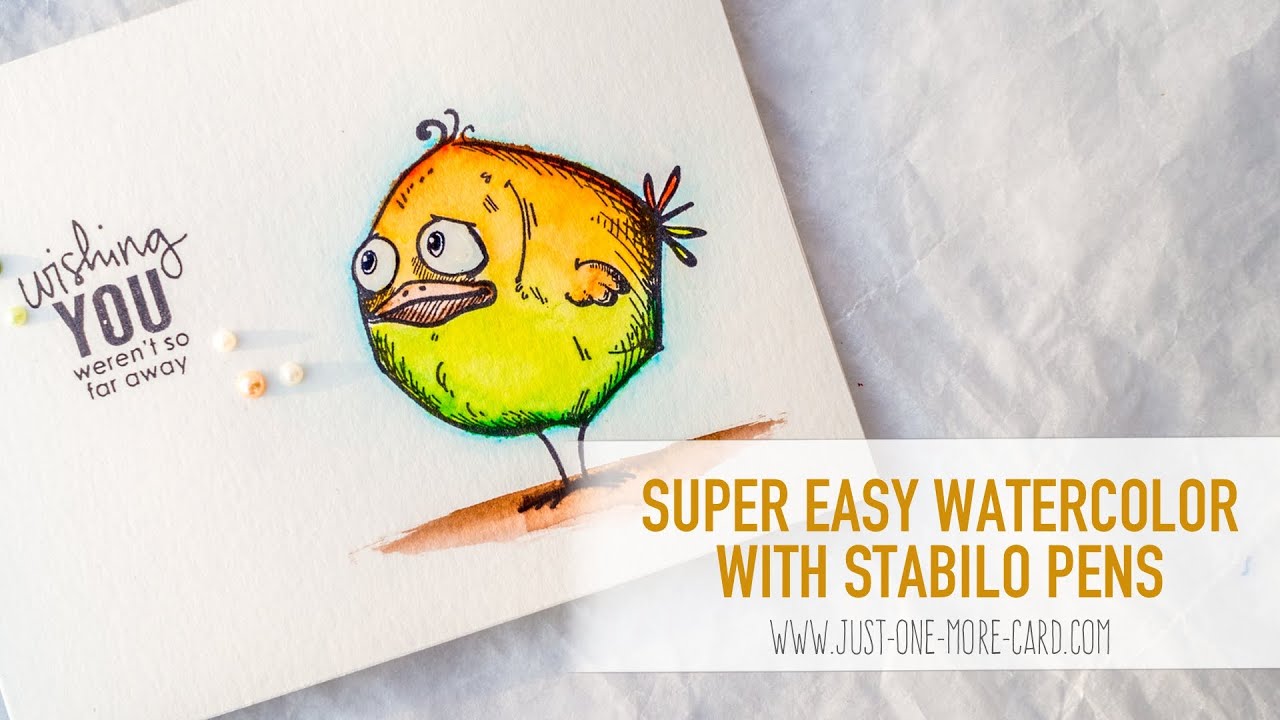 Crazy Easy Blending with Stabilo Pens