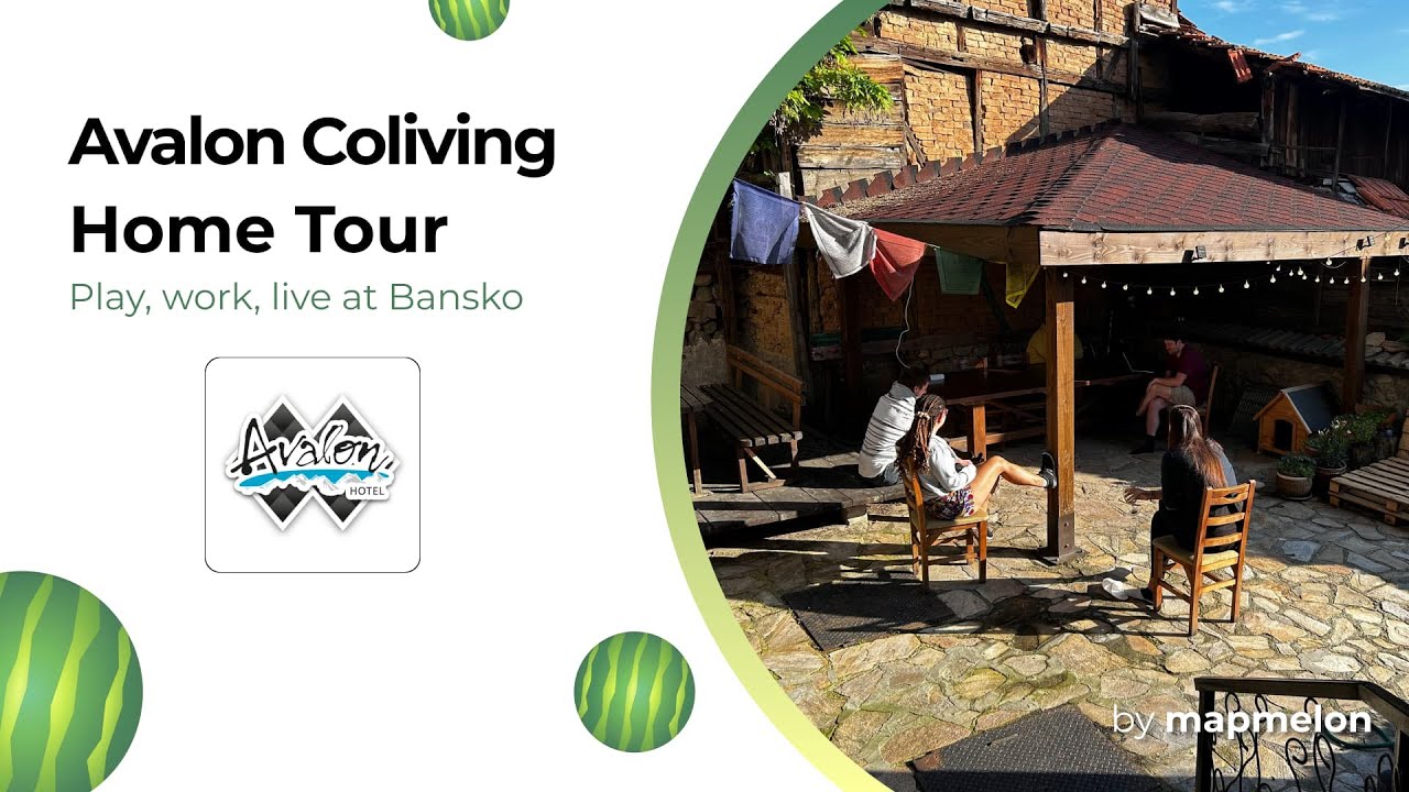 A Tour of Avalon Coliving in Bansko, Bulgaria: A Coliving for hiking, winter sports and board games!