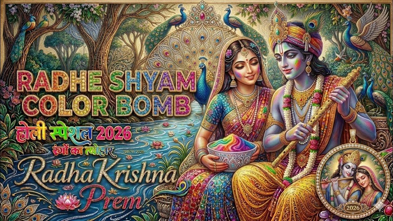 🔥 Radhe Shyam Color Bomb | Radha Krishna Holi DJ Song 2026 | Viral Holi Anthem