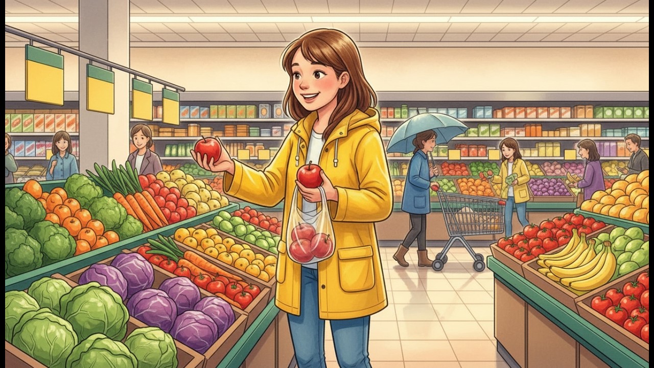 At the Supermarket | Practice English with Stories (B1 Level)
