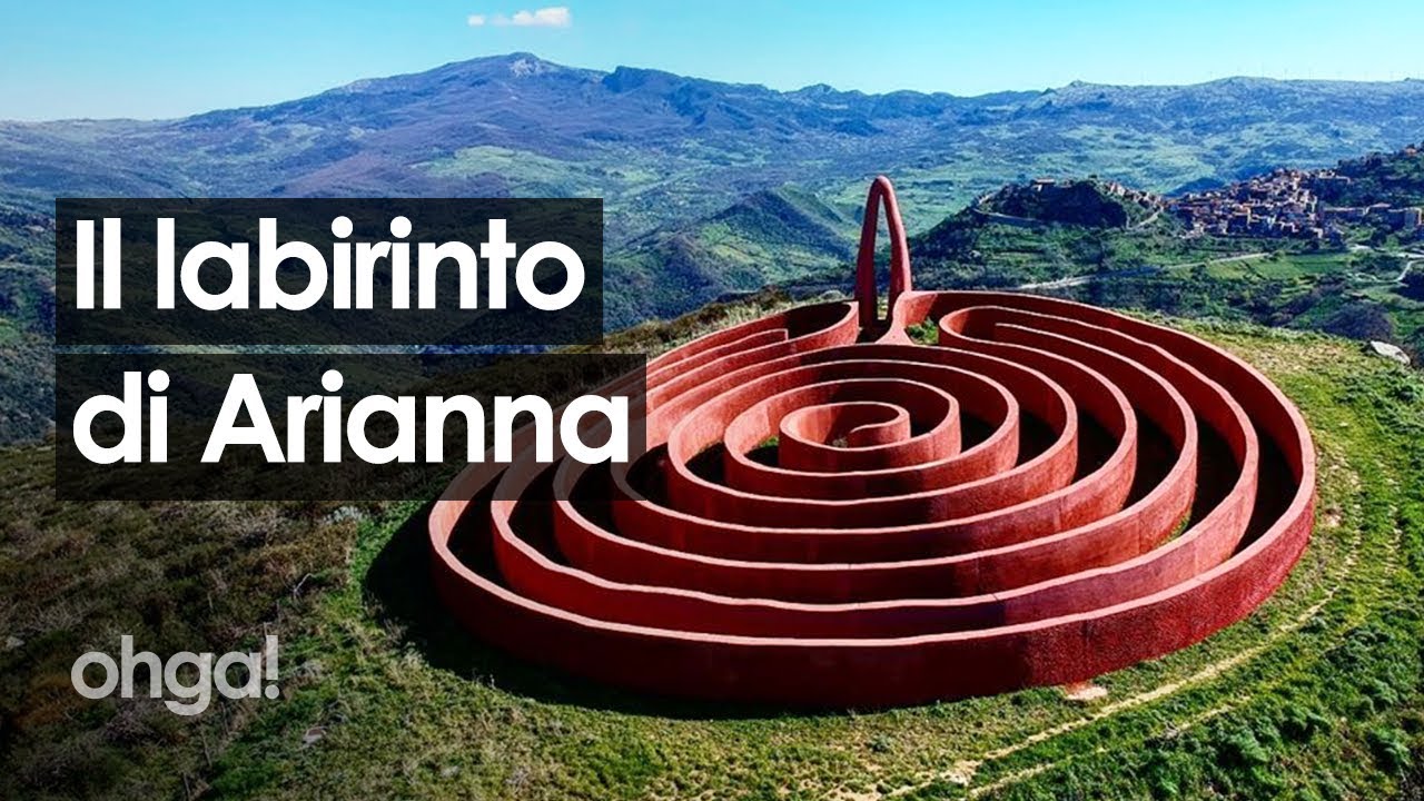 Il labirinto di Arianna in Sicilia, la suggestiva opera d'arte dello scultore Italo Lanfredini