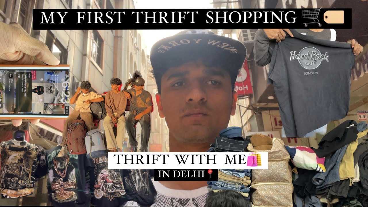 THRIFT WITH ME | THRIFT SHOPPING | DELHI 📍BLOG | VINTAGE CLOTHES | MALAYALAM