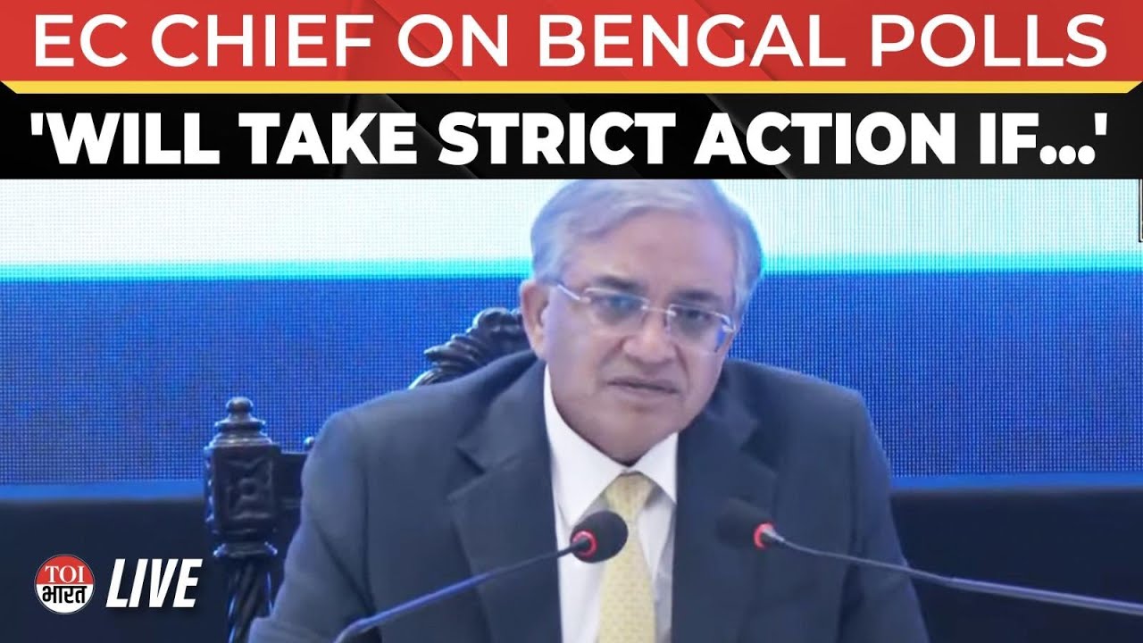 'Zero Tolerance': EC Chief Gyanesh Kumar On Mamata Banerjee's Charge, SIR, West Bengal Polls | LIVE