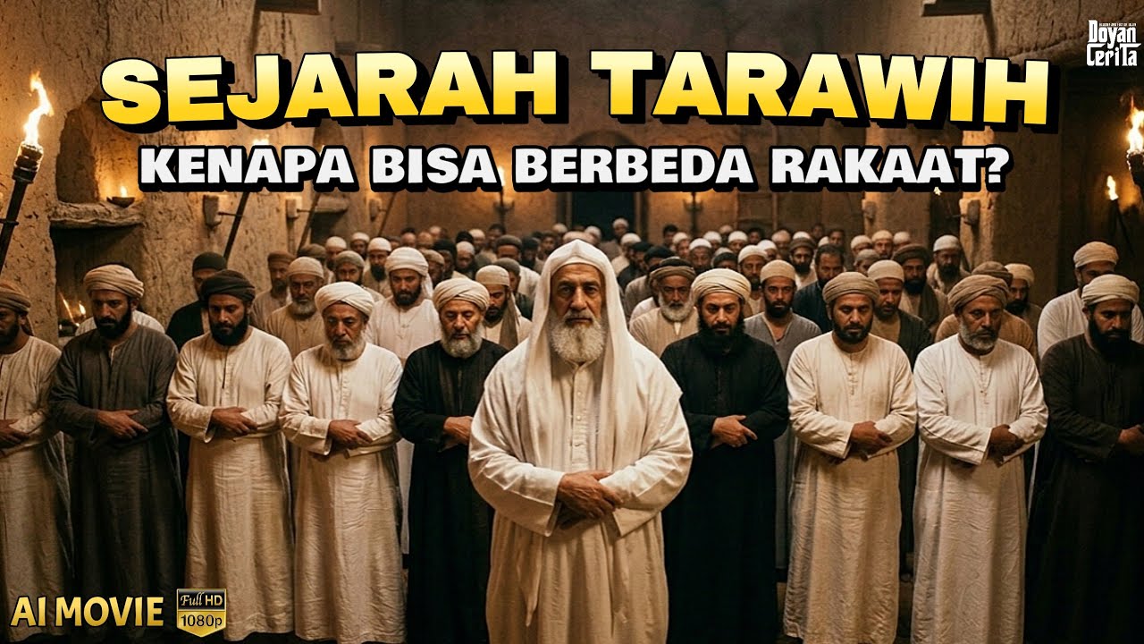 Tarawih 8 Atau 20 Rakaat ❓Ternyata Begini Asal-Usul Tarawih‼️