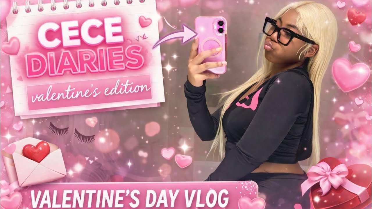 Cece diaries| Valentine’s Day vlog💕| gift exchange| galentines| sleepover| etc