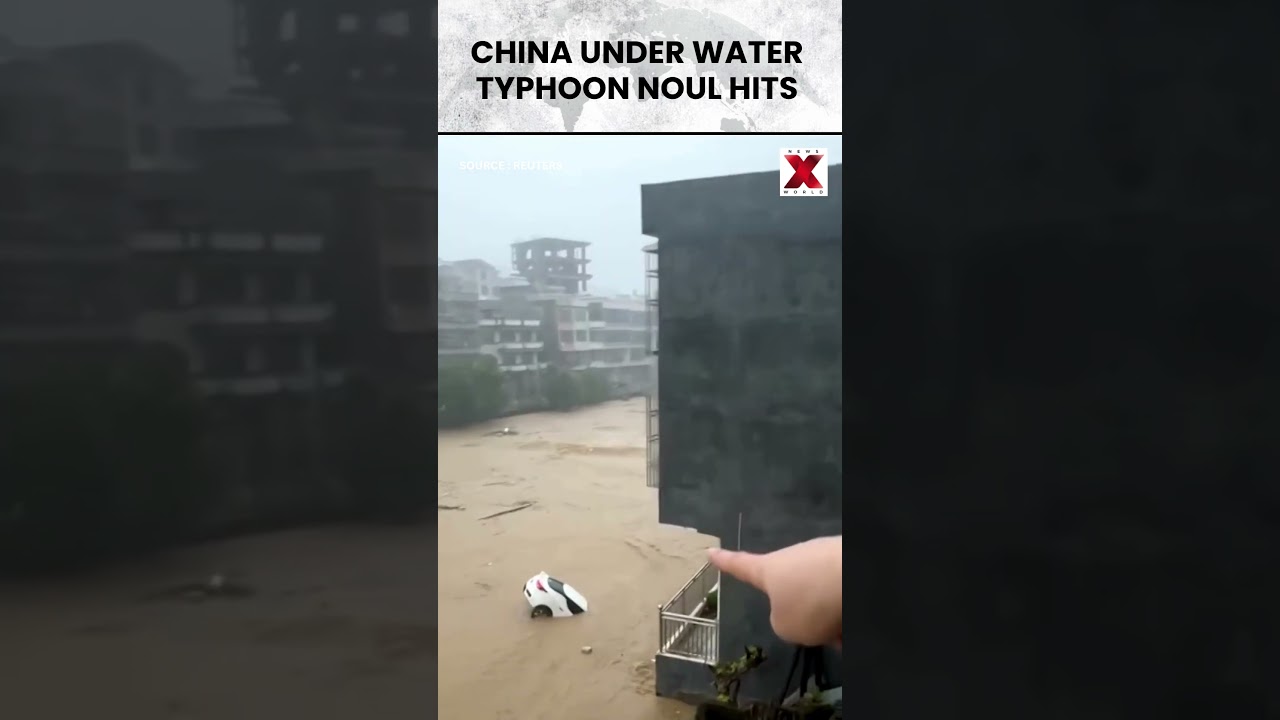 Watch! Heavy Rains Leave Guangdong Under Water After Typhoon Noul | NewsX World