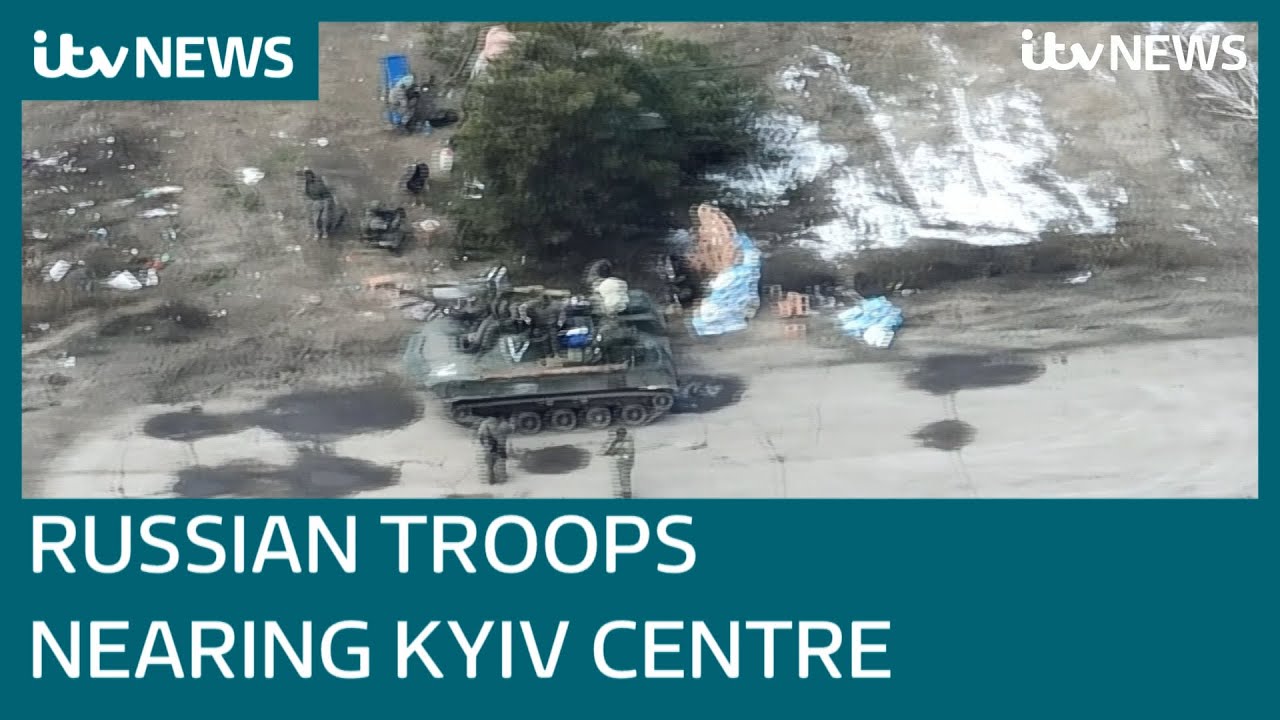 Exclusive: Footage shows Russian troops inside besieged Irpin, 13 miles from central Kyiv | ITV News