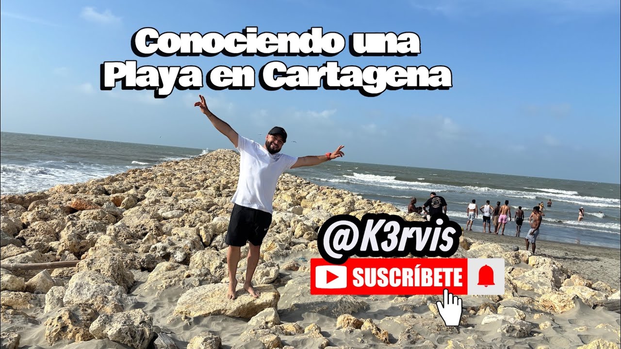 Conociendo una playa en Cartagena 