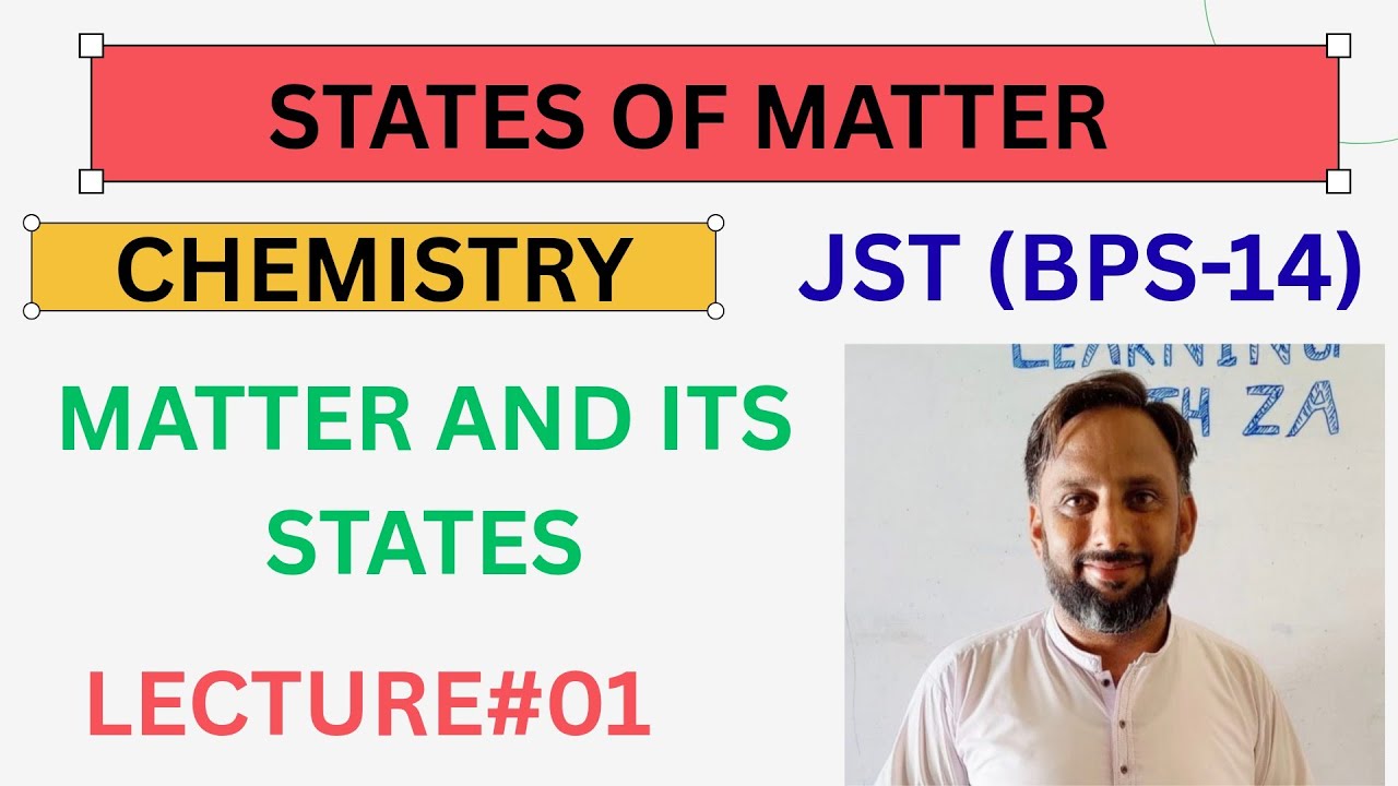Lecture #01 |CHEMISTRY| States of Matter | Matter, Mass & Volume | Solid, Liquid and Gas