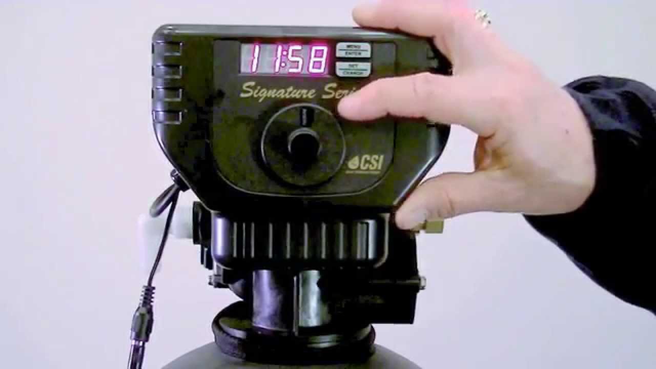 Signature I Control Valve Programming