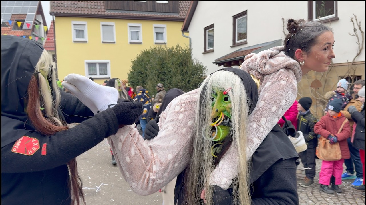 🎉Fasnet-Spaß🔥2026 in Rechberghausen mit den Panre Hexa Esslingen 🥳