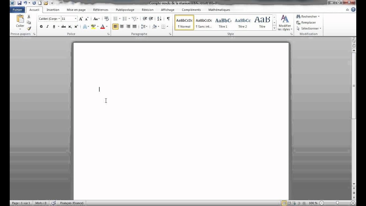 pour positionner curseur