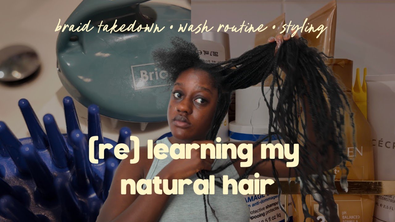 (RE)LEARNING MY NATURAL HAIR | wash routine, styling, etc.